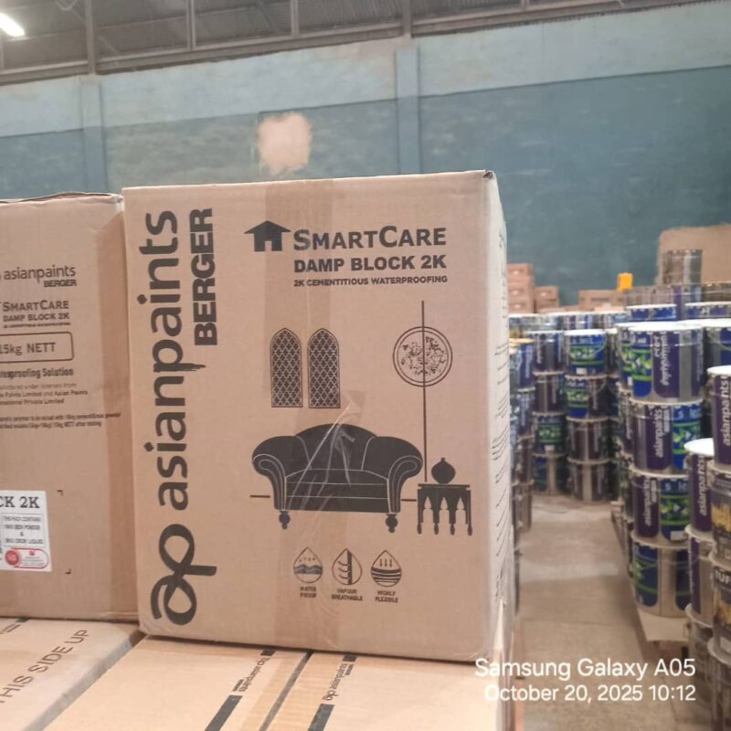 Asian Paints Berger SmartCare Damp Block 2K Waterproofing System